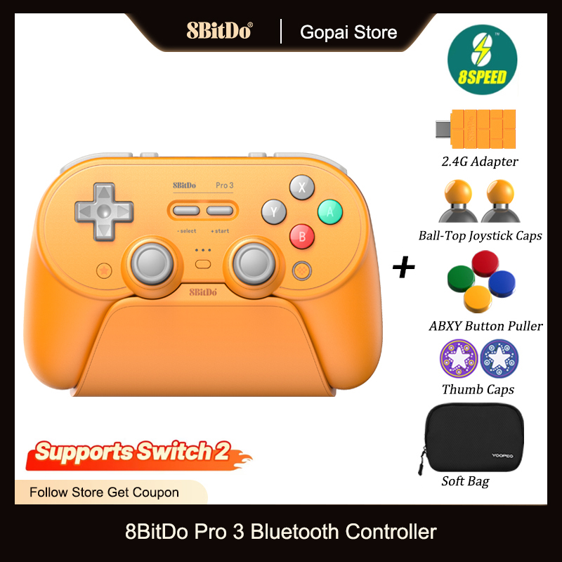 Smart Home Raspberry Pi - 8BitDo Pro 3 Bluetooth Controller for