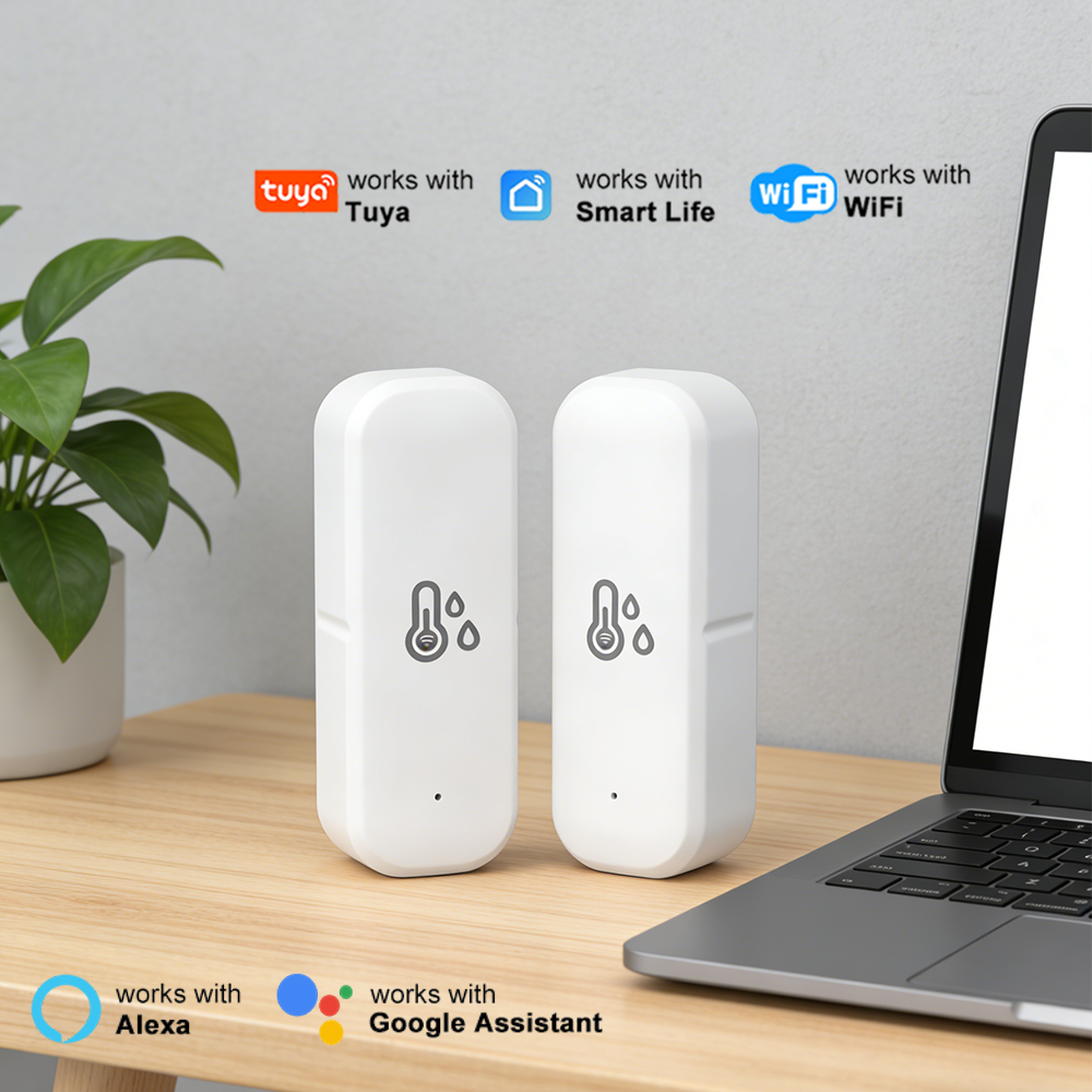 Smart Home Automation System - Tuya WiFi Temperature and Humidity Sensor