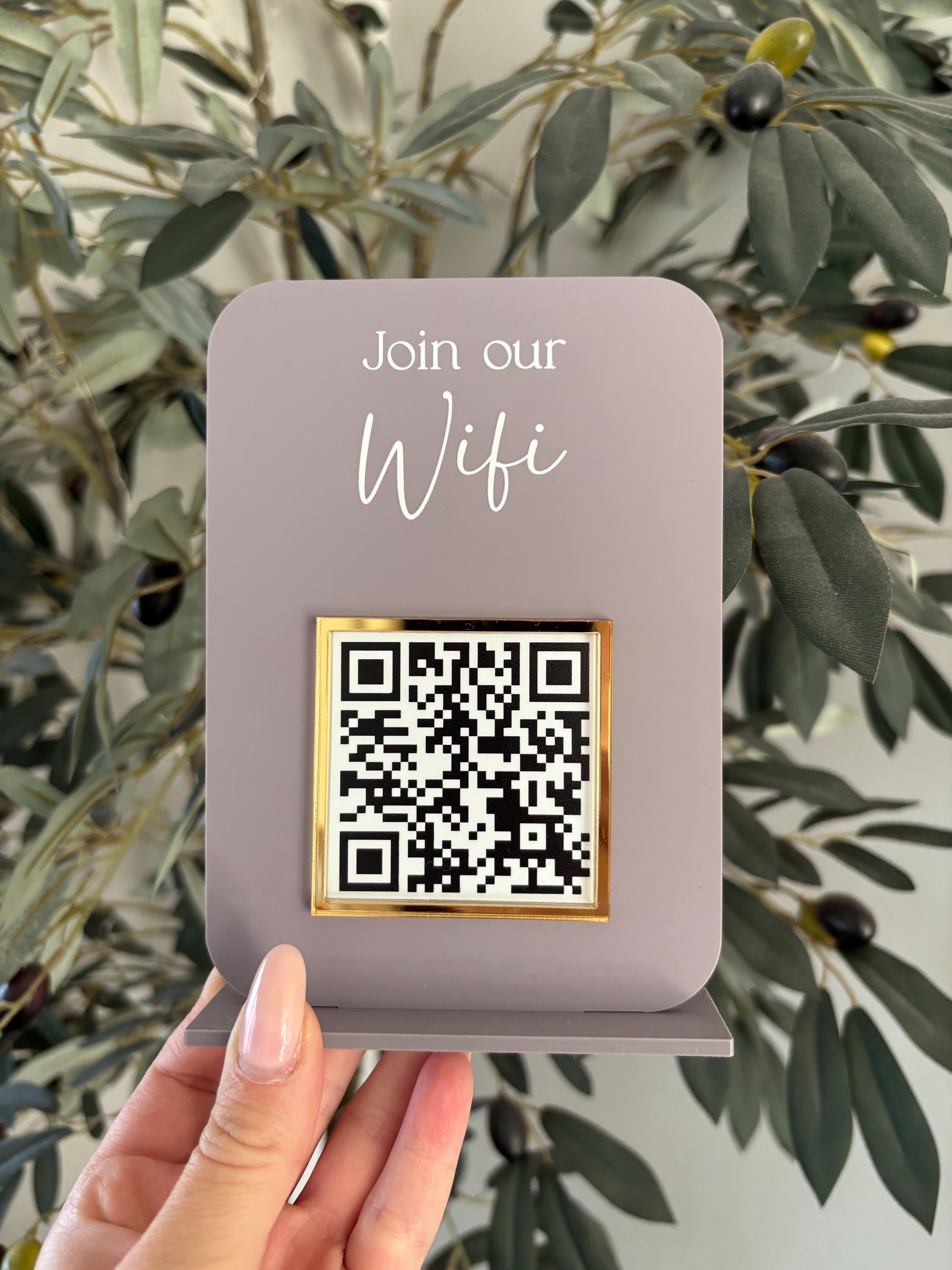Airbnb Smart Home - Customized Acrylic QR Code Payment Card