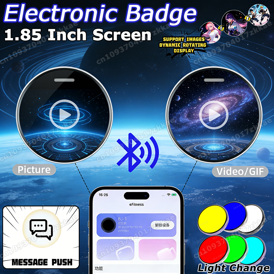 Smart Home Icon - Dynamic Electronic Display Small Pendant Fashionable
