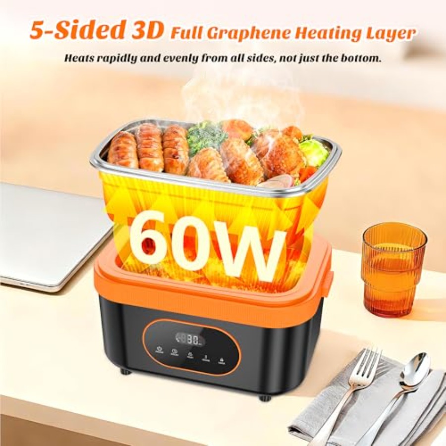 Cordless Heated Lunch Box for  - đánh giá và giá Smart Home Box