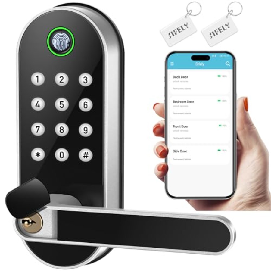Fingerprint Smart Door Lock wi - đánh giá và giá Airbnb Smart Home