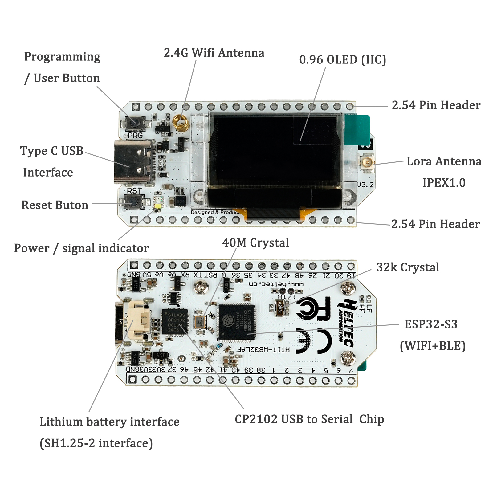 2Sets LoRa32 V3 868MHz 915MHz  - đánh giá và giá Smart Home Arduino Project