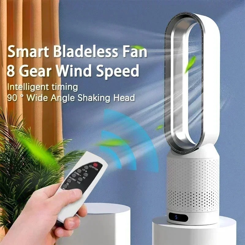 8-Speed Smart Bladeless Fan In - đánh giá và giá Smart Home Living Room
