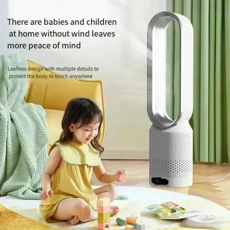 8-Speed Smart Bladeless Fan In - đánh giá và giá Smart Home Living Room