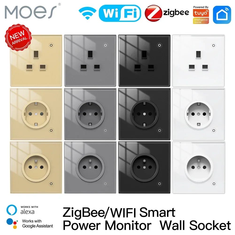 Moes ZigBee Wall Socket WIFI S - đánh giá và giá Smart Home Living Room