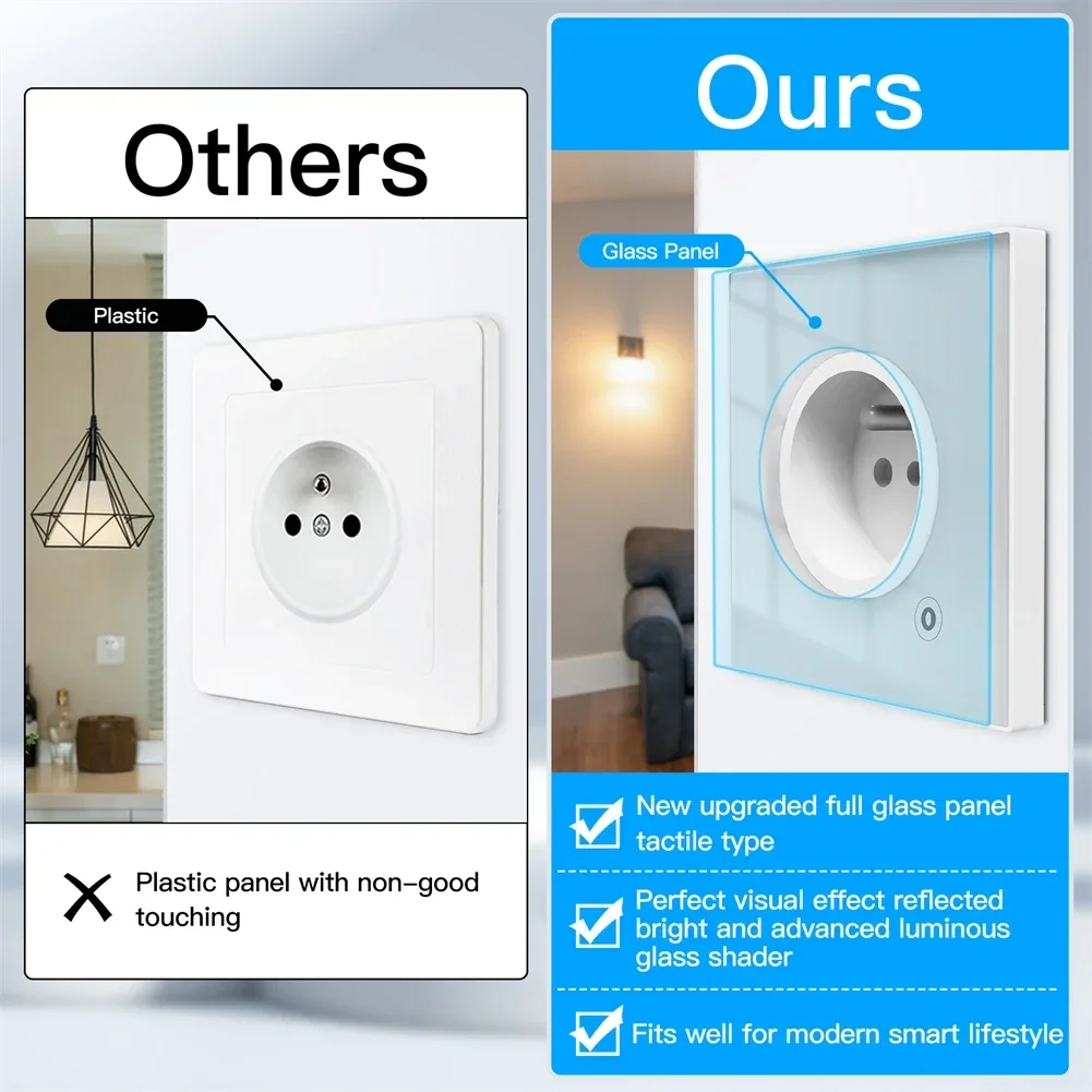 Moes ZigBee Wall Socket WIFI S - đánh giá và giá Smart Home Living Room