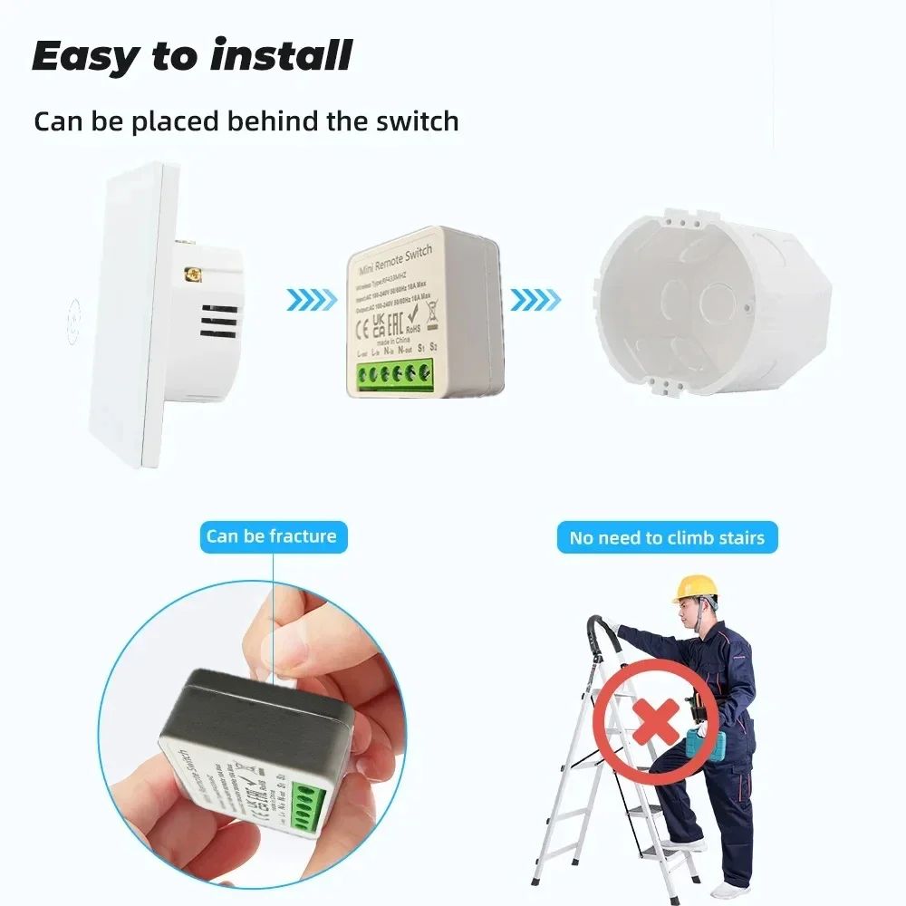 433Mhz RF Wireless Smart Switc - đánh giá và giá Smart Home Automation System