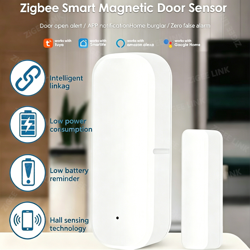 Door Window Sensor ZigBee Door - đánh giá và giá Smart Home Automation System