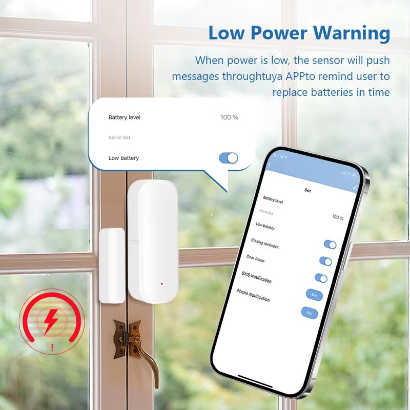 Door Window Sensor ZigBee Door - đánh giá và giá Smart Home Automation System