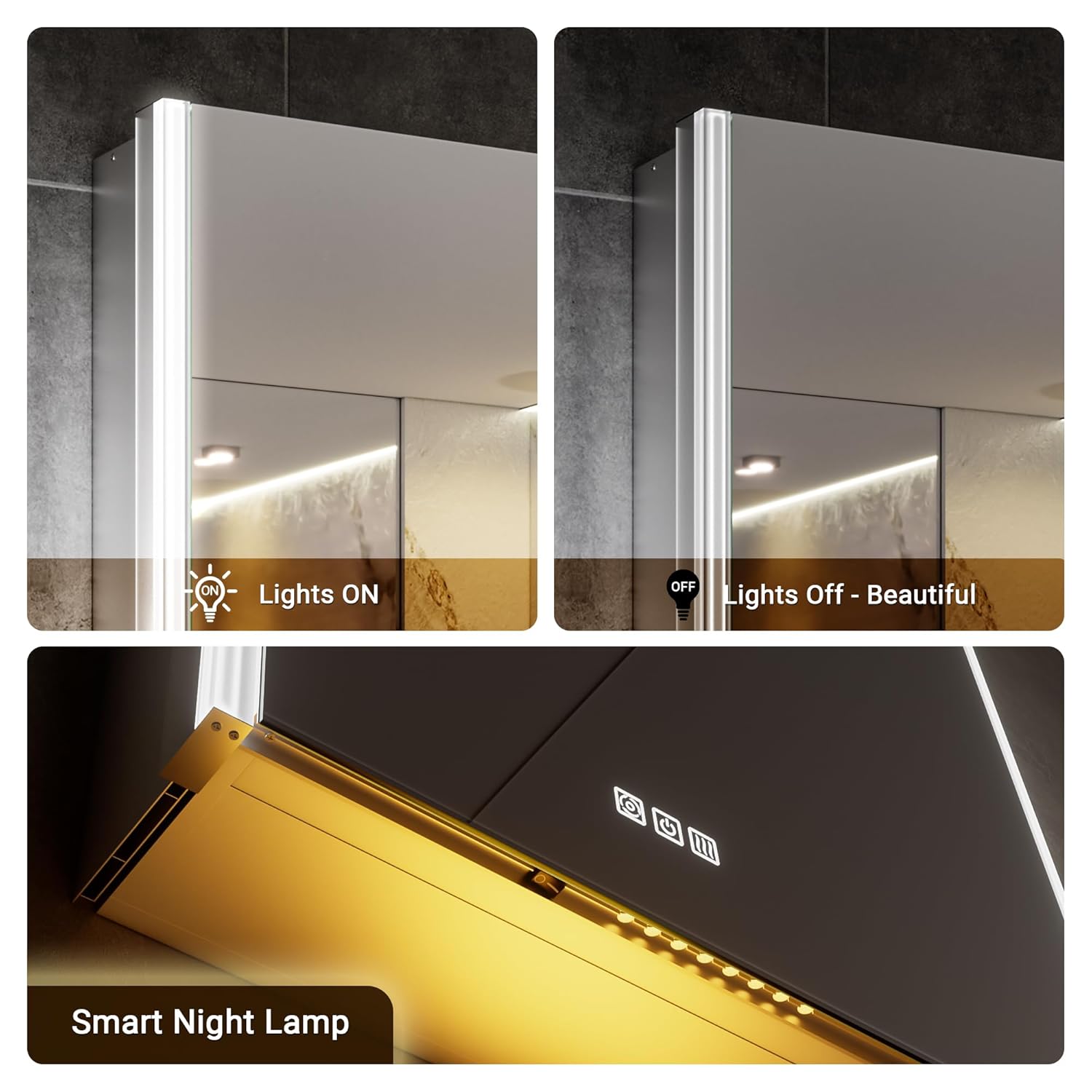 30x32 Lighted Medicine Cabinet - đánh giá và giá Smart Home Living Room