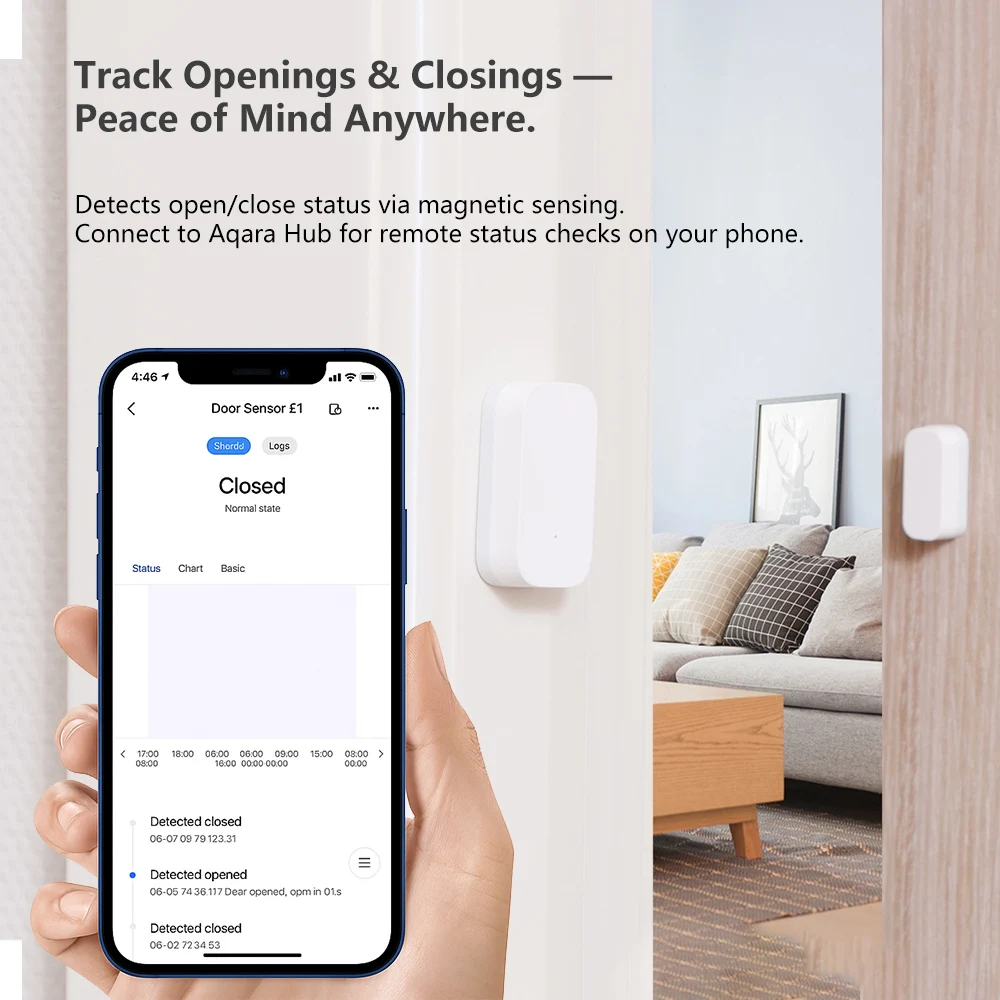 Aqara Door Window Sensor E1 Zi - đánh giá và giá Smart Home Hub Apple