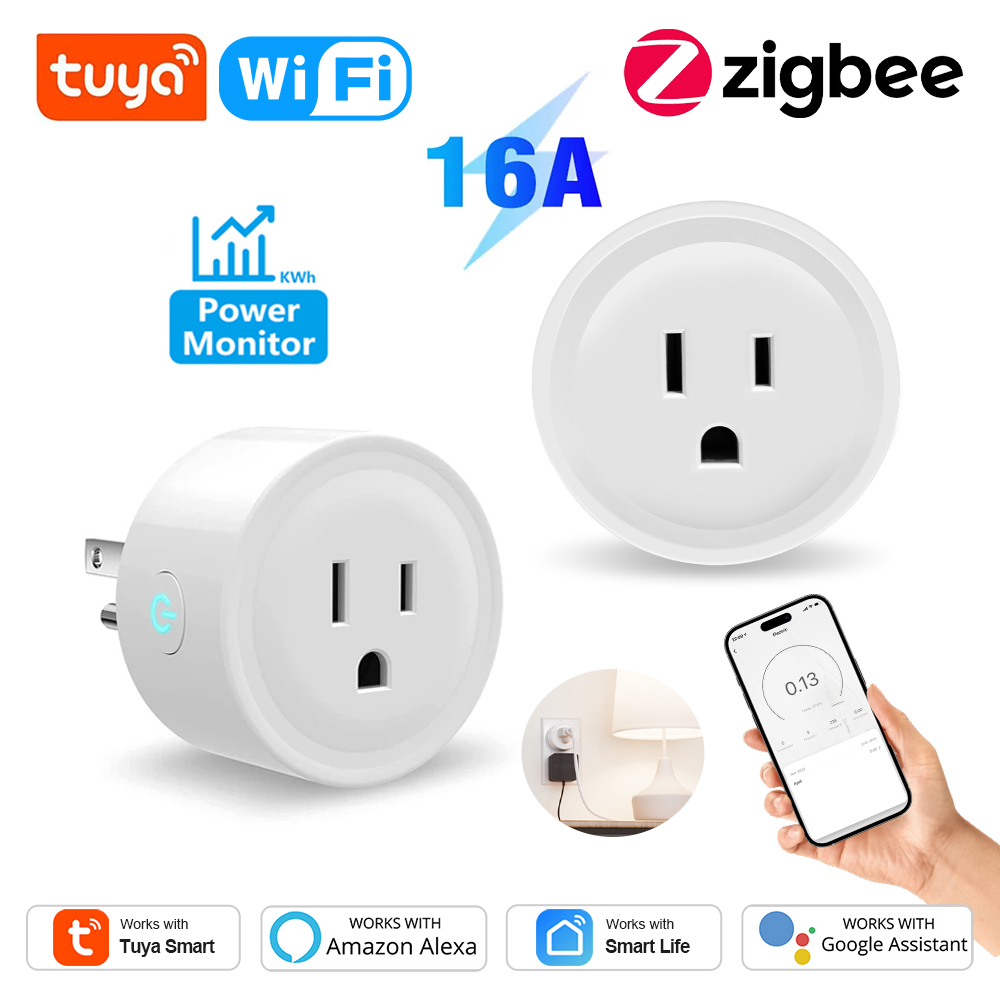 Tuya Wifi Smart Plug USA CA So - đánh giá và giá Smart Home Living Room