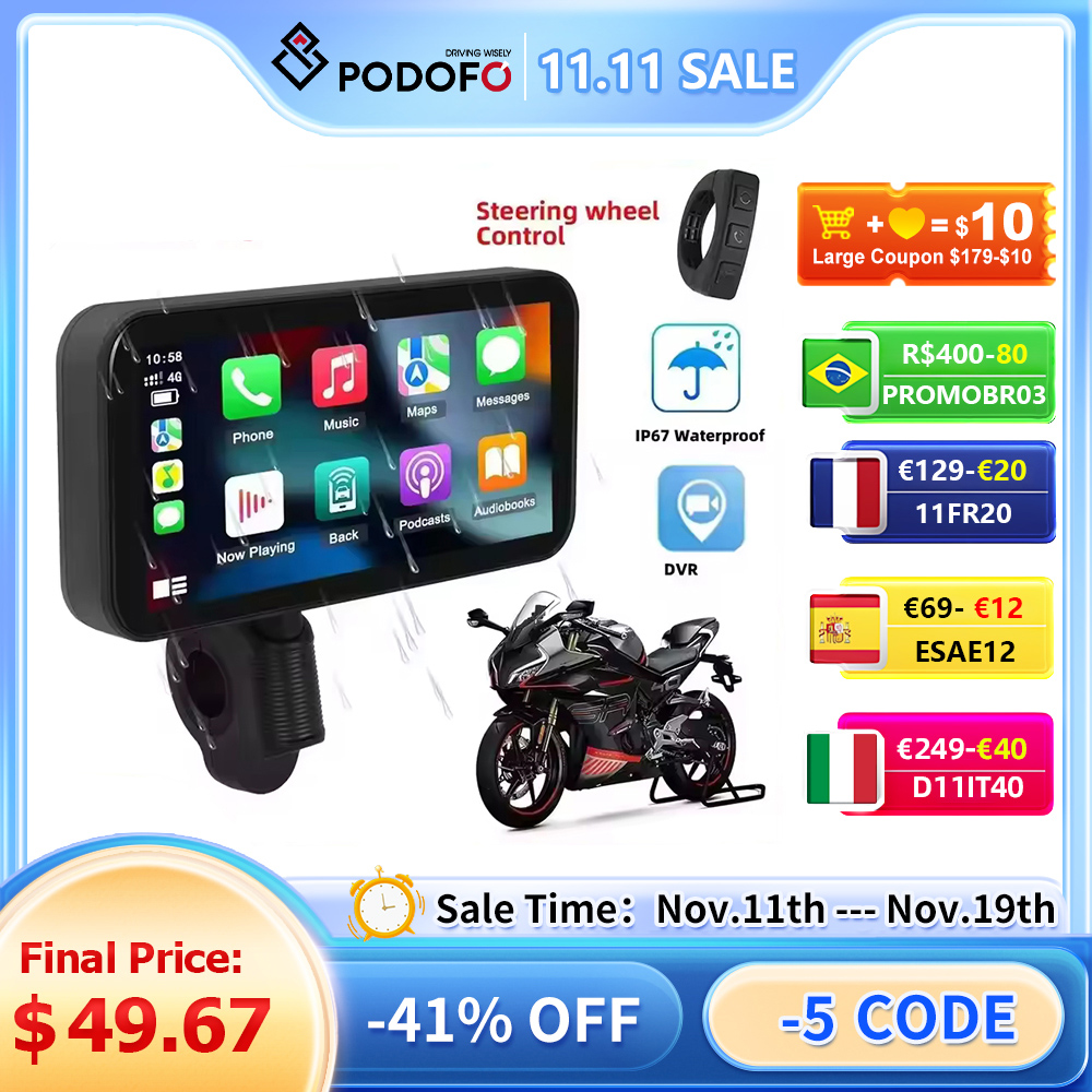 Podofo Motorcycle Navigation C - đánh giá và giá Smart Home Orvibo
