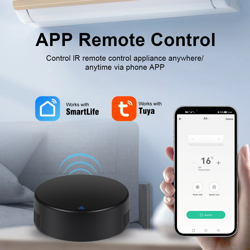 Tuya WiFi RF IR Remote Control - đánh giá và giá Smart Home Voice Assistant