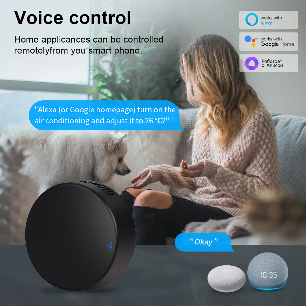 Tuya WiFi RF IR Remote Control - đánh giá và giá Smart Home Voice Assistant
