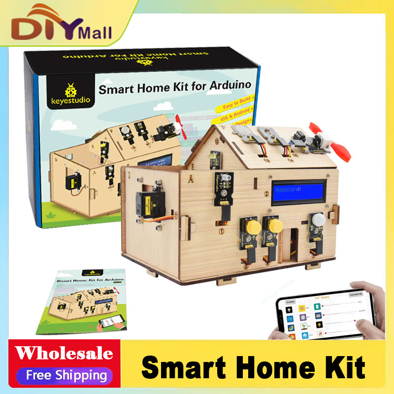 Keyestudio Smart IoT Home Kit  - đánh giá và giá Smart Home Arduino Project