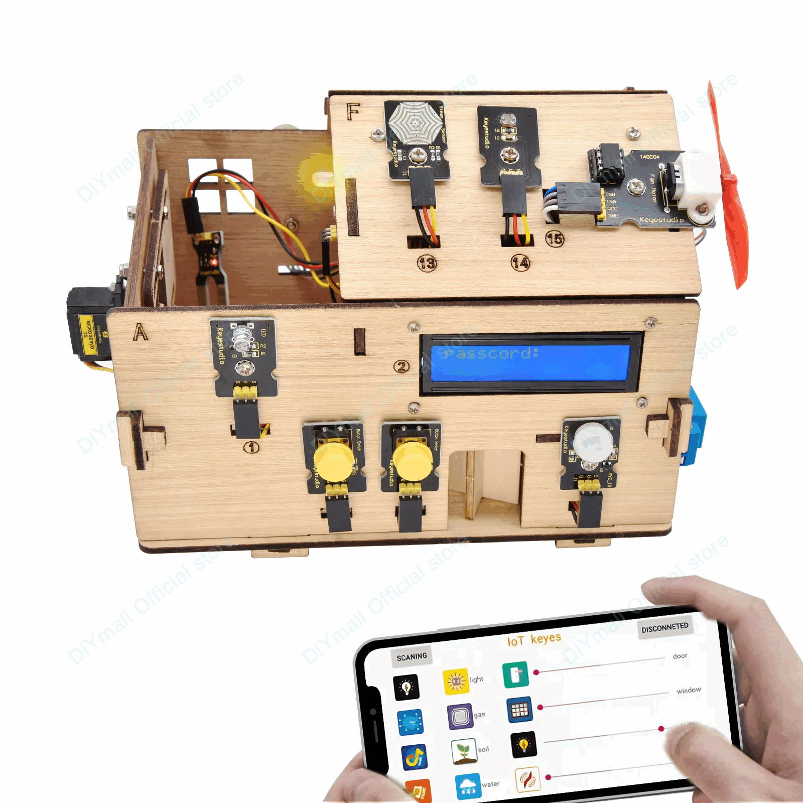 Keyestudio Smart IoT Home Kit  - đánh giá và giá Smart Home Arduino Project