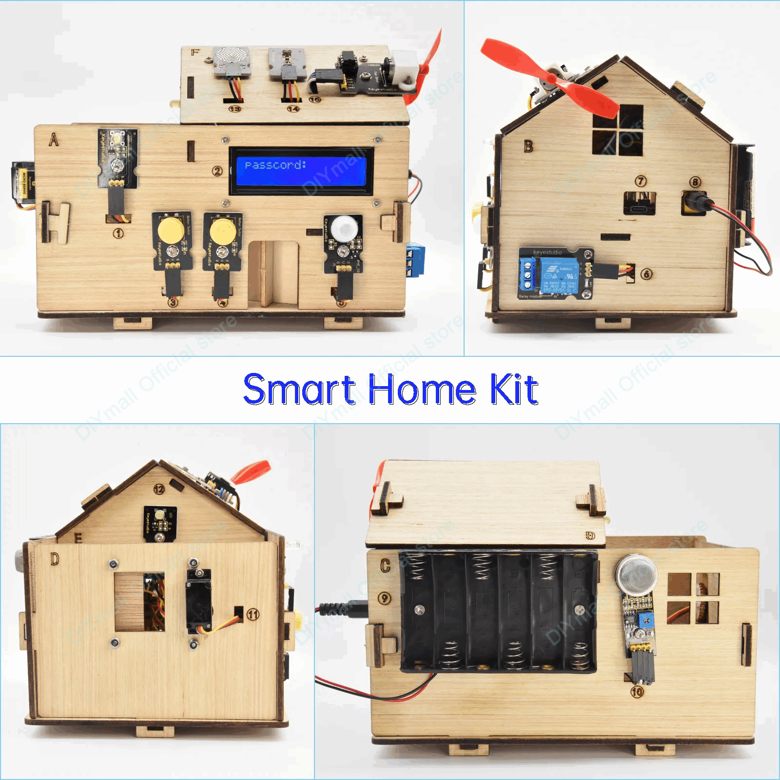 Keyestudio Smart IoT Home Kit  - đánh giá và giá Smart Home Arduino Project
