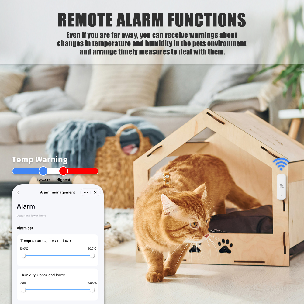 Tuya WiFi Temperature and Humi - đánh giá và giá Smart Home Automation System