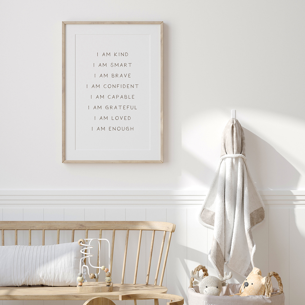 I am Kind Smart Loved Inspirat - đánh giá và giá Smart Home Poster