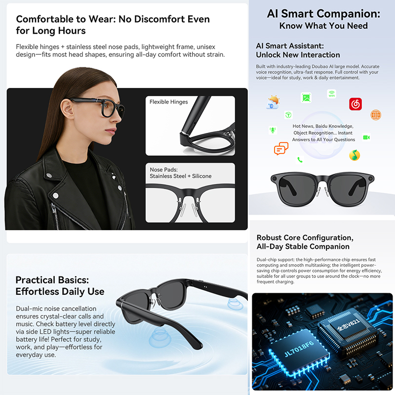2026 New Smart Glasses Side LE - đánh giá và giá Smart Home Voice Assistant