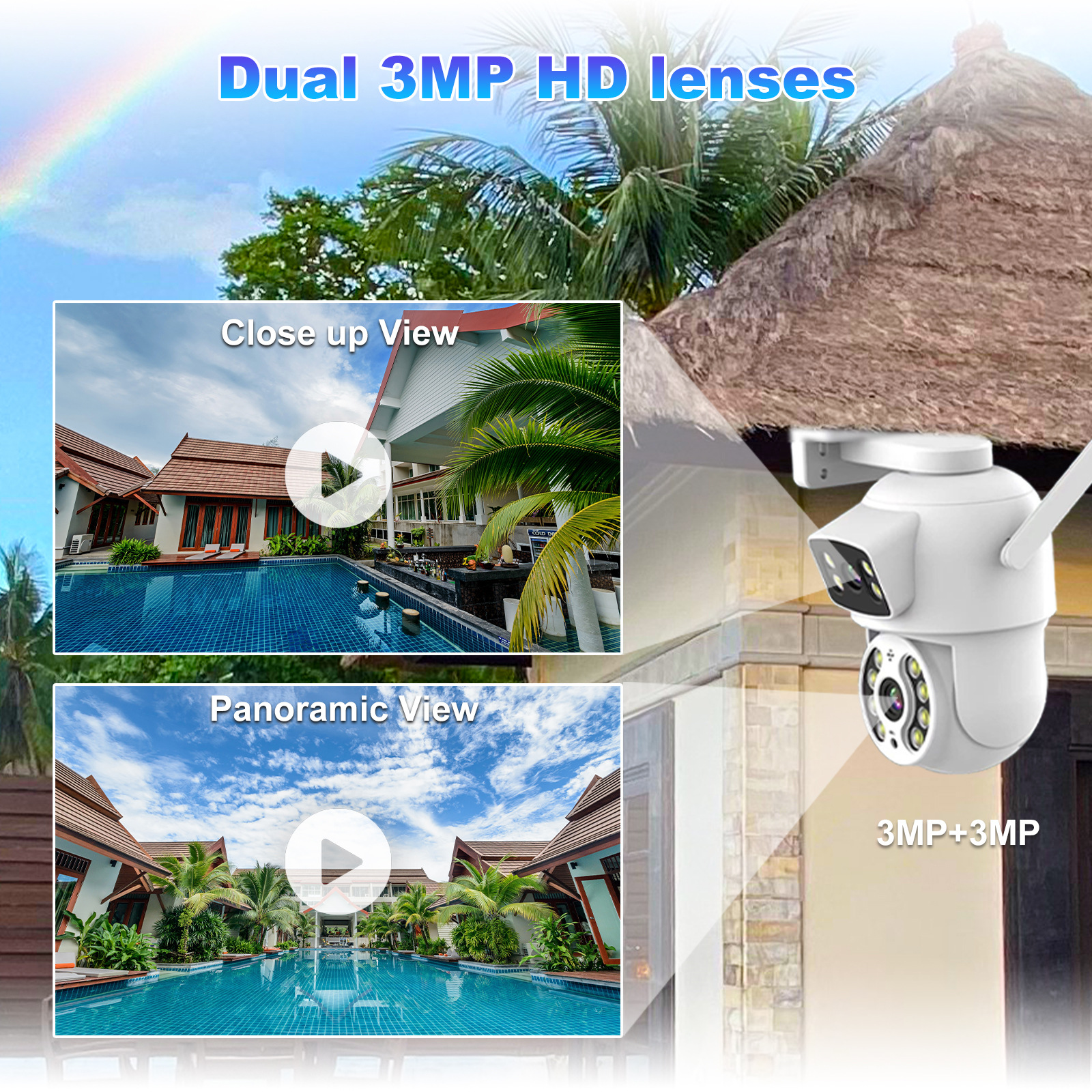 6MP 1296P iCsee APP Dual Lens  - đánh giá và giá Smart Home Windows App