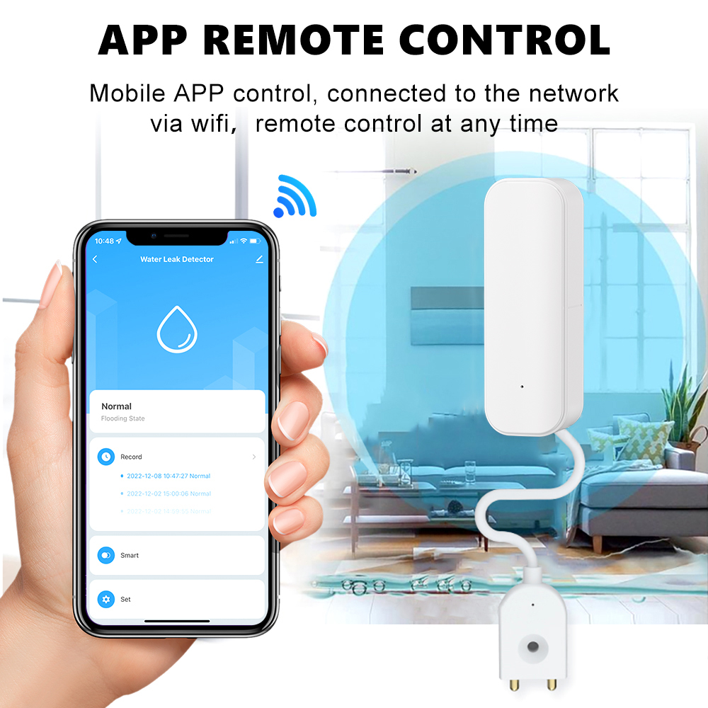 WiFi/Zigbee Water Sensor Tuya  - đánh giá và giá Smart Home Automation System