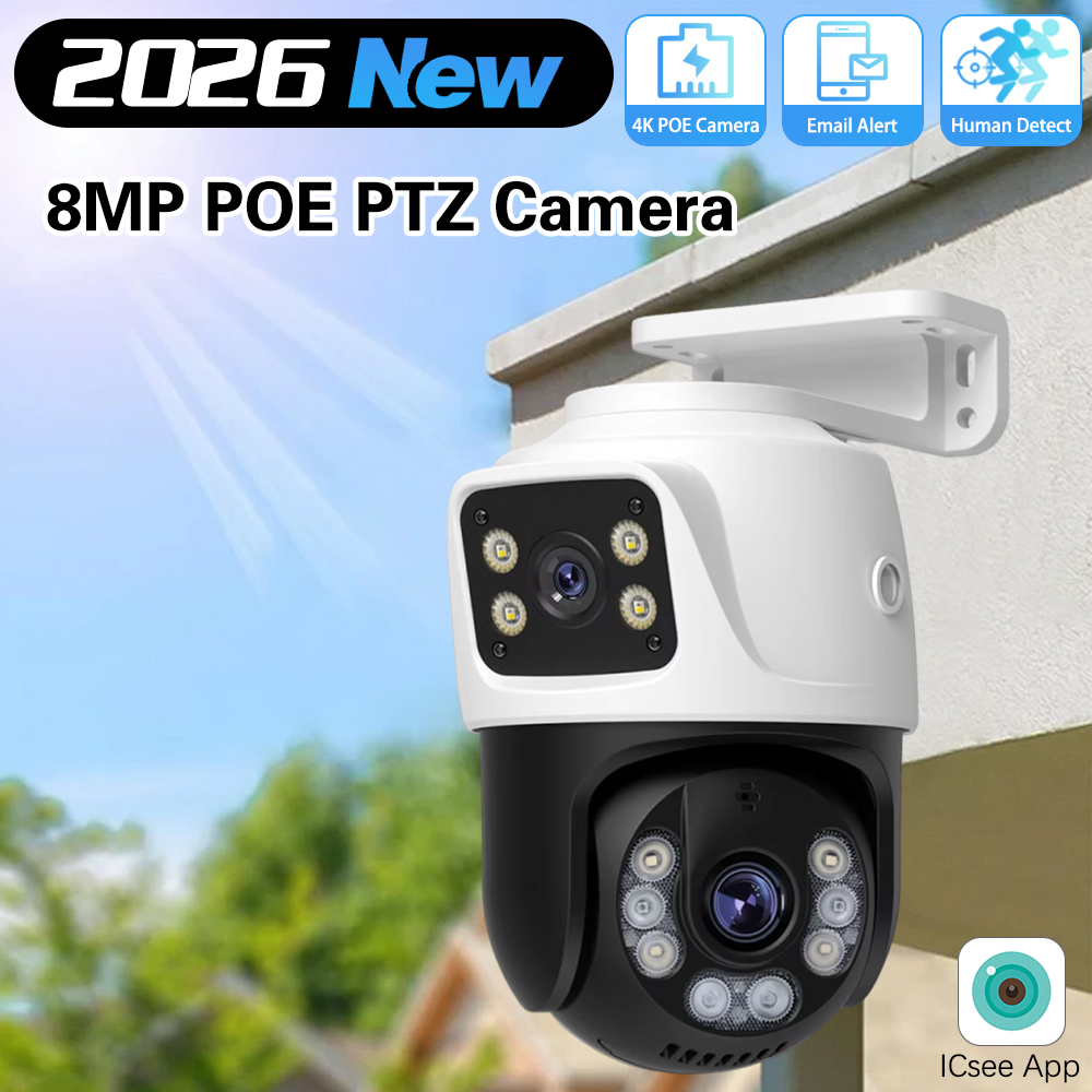 8MP Dual Lens POE ICSee APP Wi - đánh giá và giá Smart Home Windows App