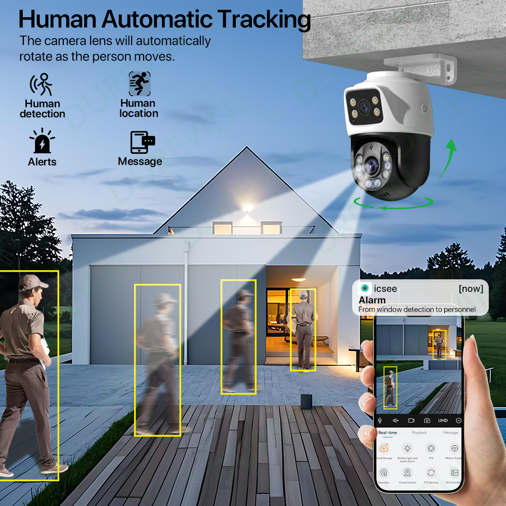 8MP Dual Lens POE ICSee APP Wi - đánh giá và giá Smart Home Windows App