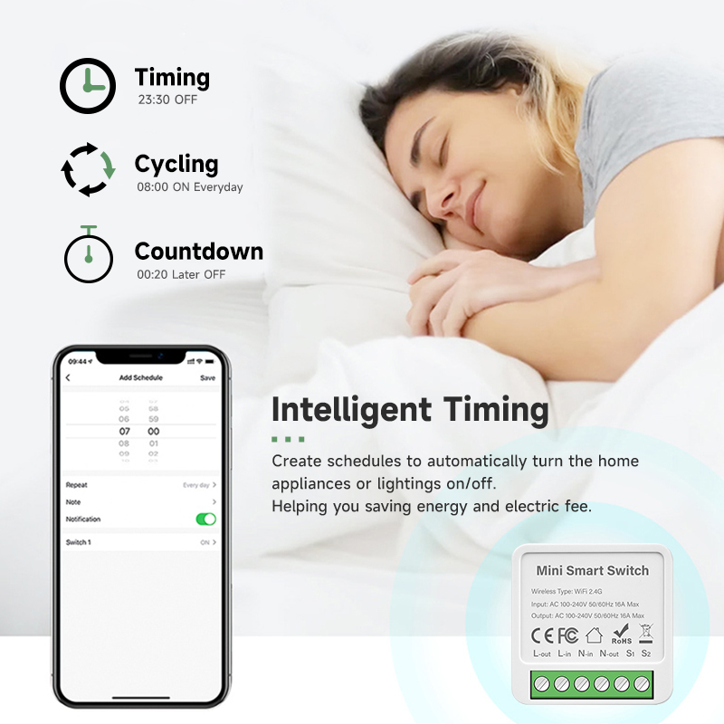 Tuya Smart WiFi Switch Module  - đánh giá và giá Smart Home Automation System