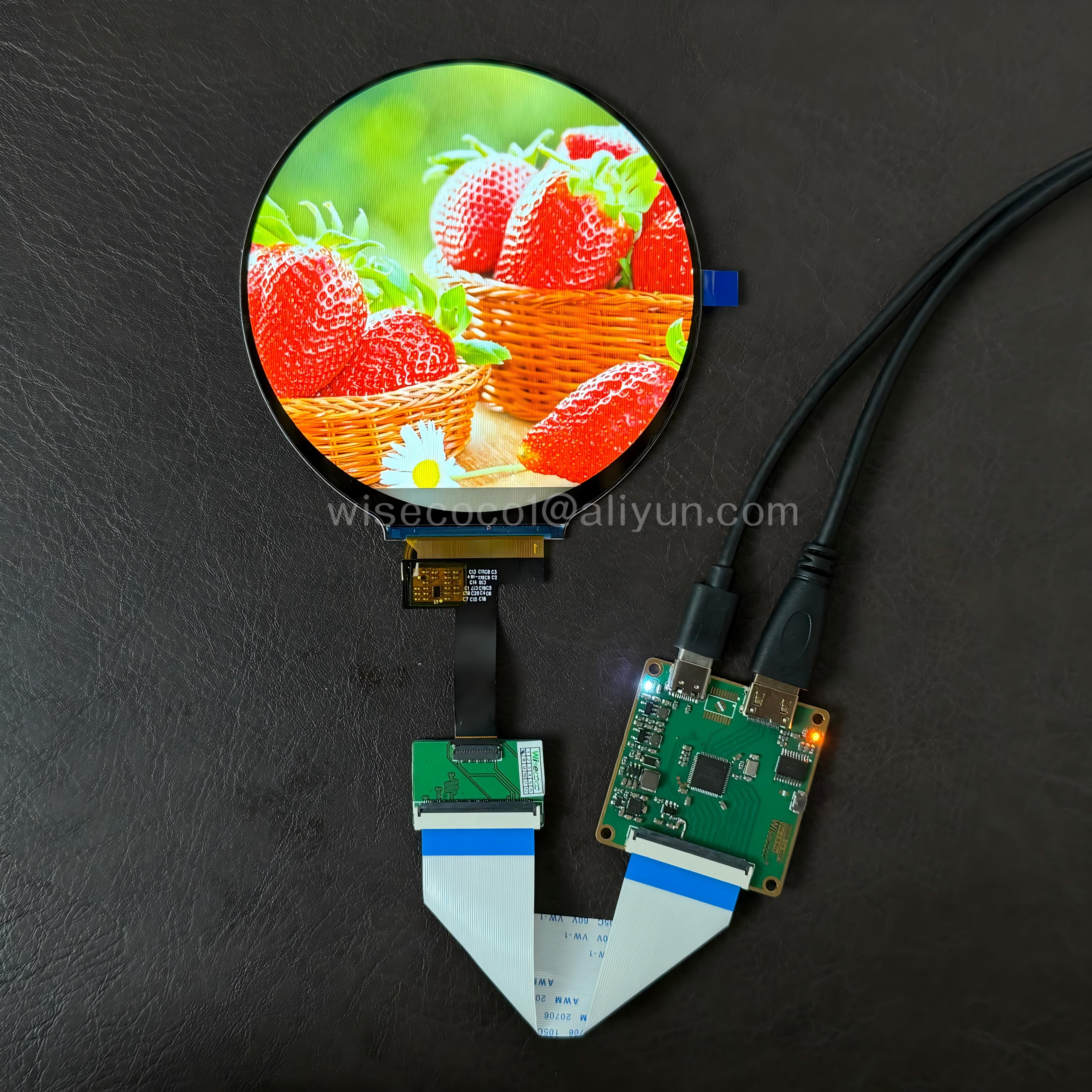 Wisecoco 4 Inch Round LCD Disp - đánh giá và giá Smart Home Raspberry Pi