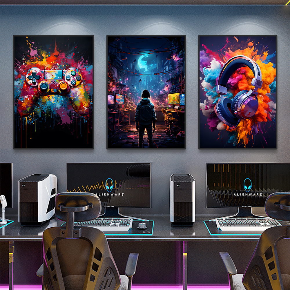 80s 90s Colorful Neon Cyberpun - đánh giá và giá Smart Home Poster