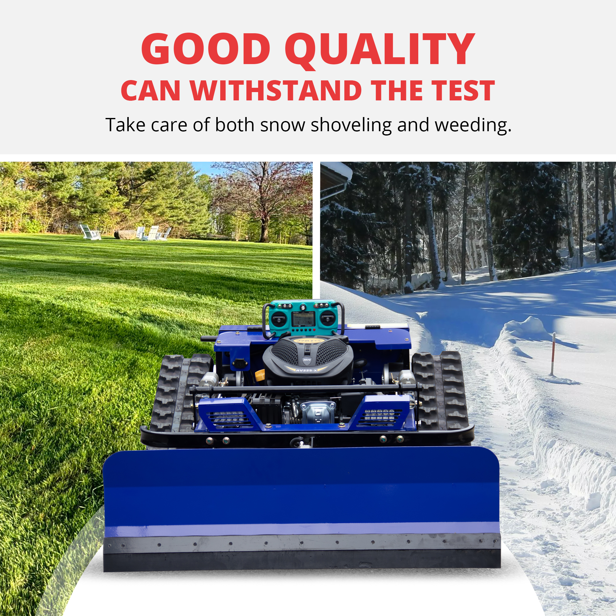 RC Lawn Mower, Rechargeable Sm - đánh giá và giá Smart Home Box