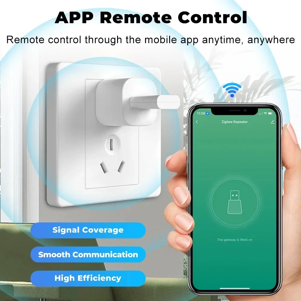Smart ZigBee Signal Repeater U - đánh giá và giá Smart Home Mqtt
