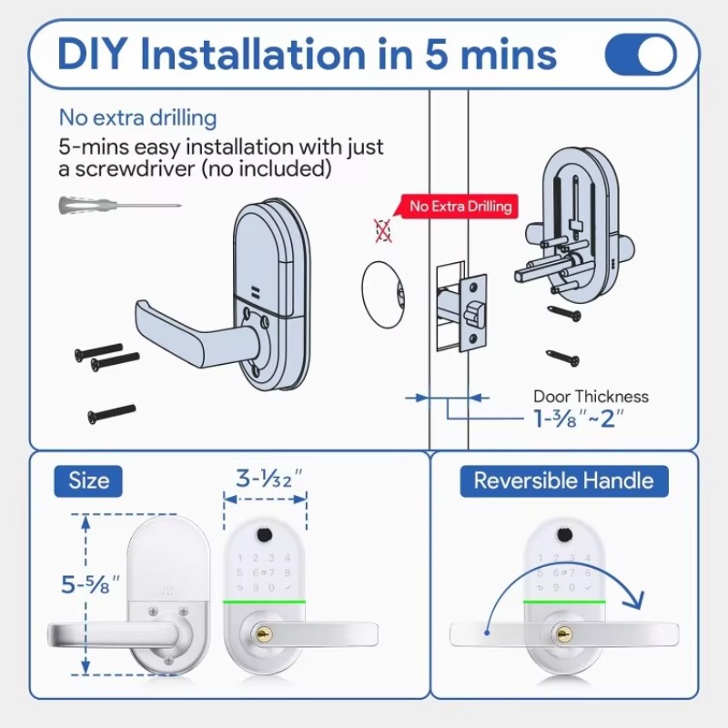 YH3157  Smart Electronic Digit - đánh giá và giá Airbnb Smart Home