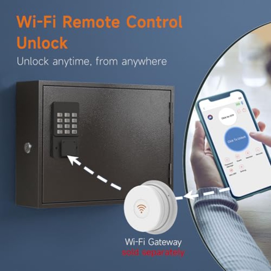 Wall Mounted Smart Key Lock Bo - đánh giá và giá Smart Home Box