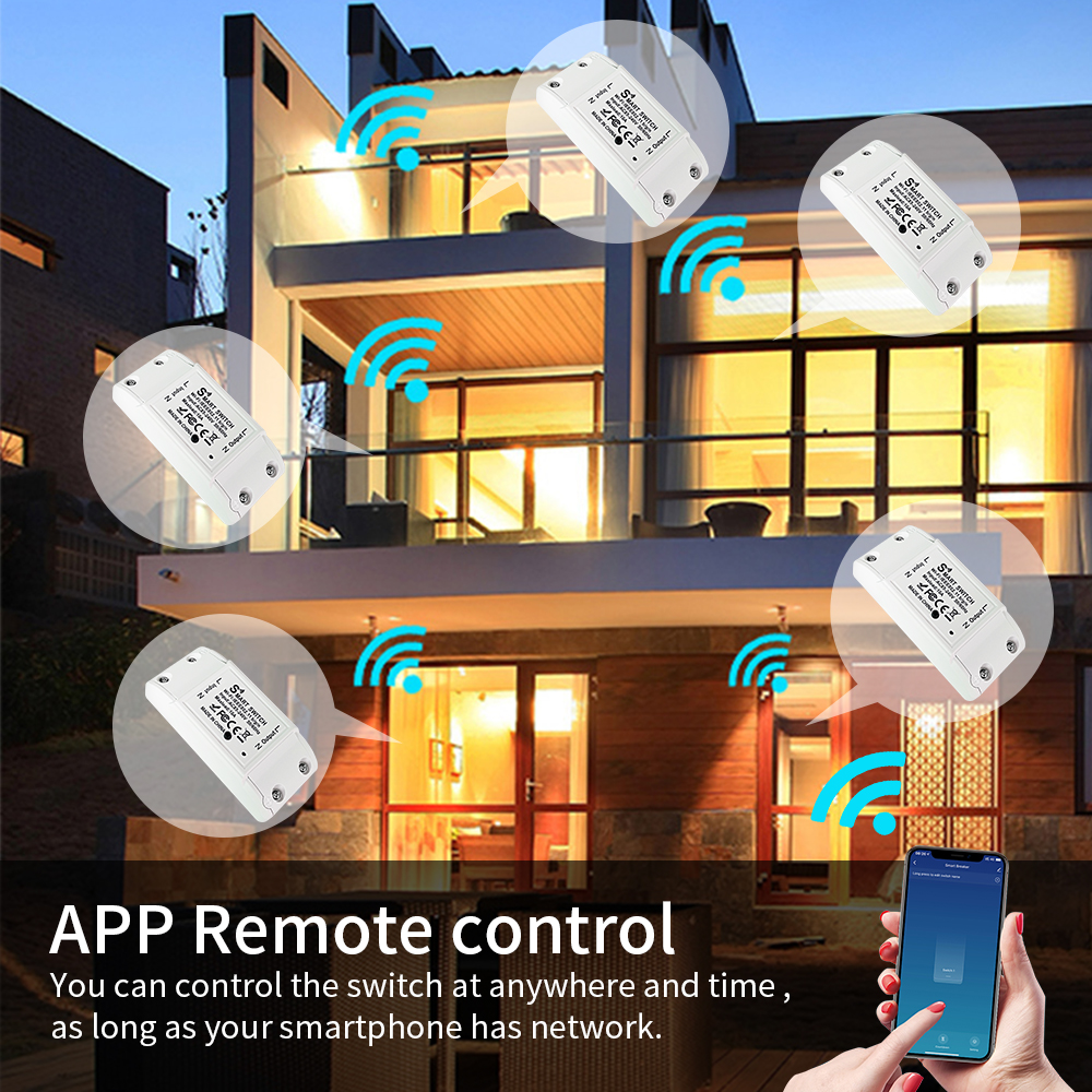 16A Tuya Wifi Smart Switch RF4 - đánh giá và giá Smart Home Voice Assistant