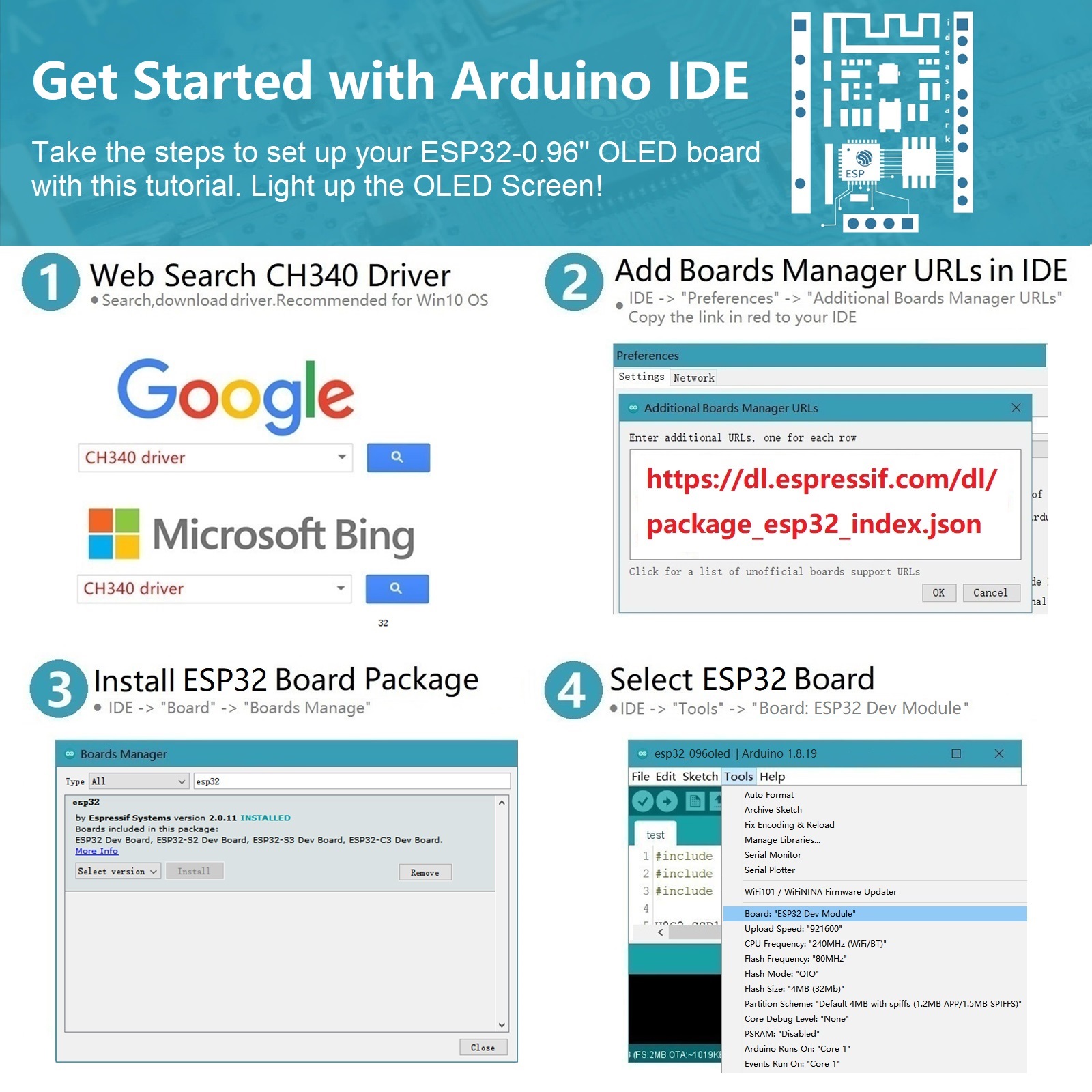 ideaspark® ESP32 Development B - đánh giá và giá Smart Home Arduino Project