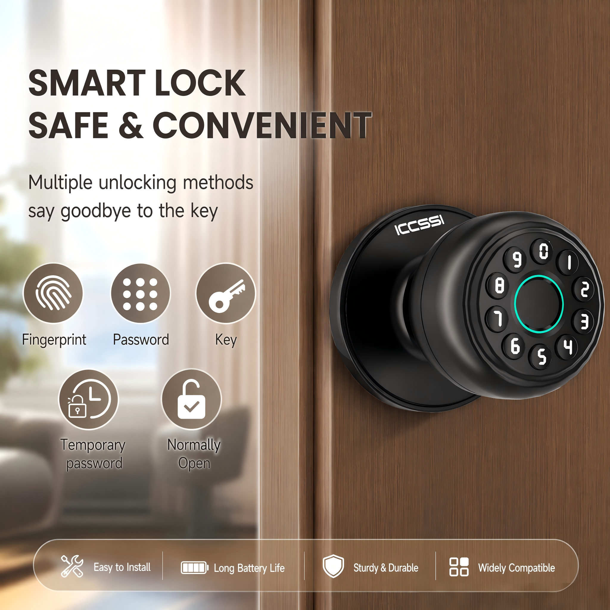 ICCSSI K10CPLUS Smart Lock Tuy - đánh giá và giá Airbnb Smart Home