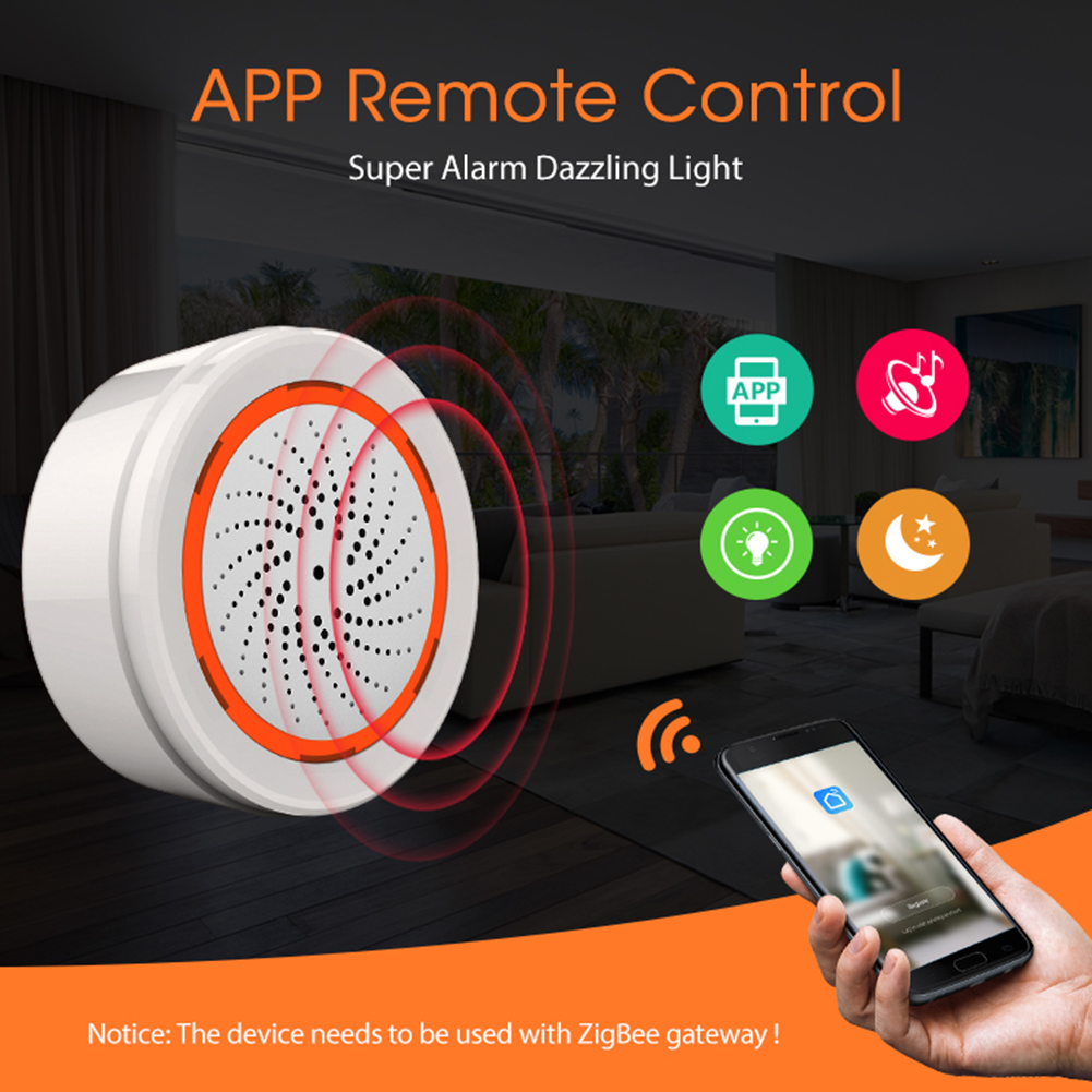 Smart Siren Alarm Tuya Zigbee  - đánh giá và giá Smart Home Automation System