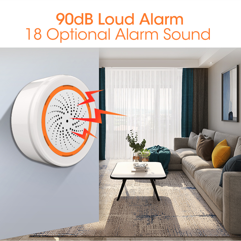 Smart Siren Alarm Tuya Zigbee  - đánh giá và giá Smart Home Automation System