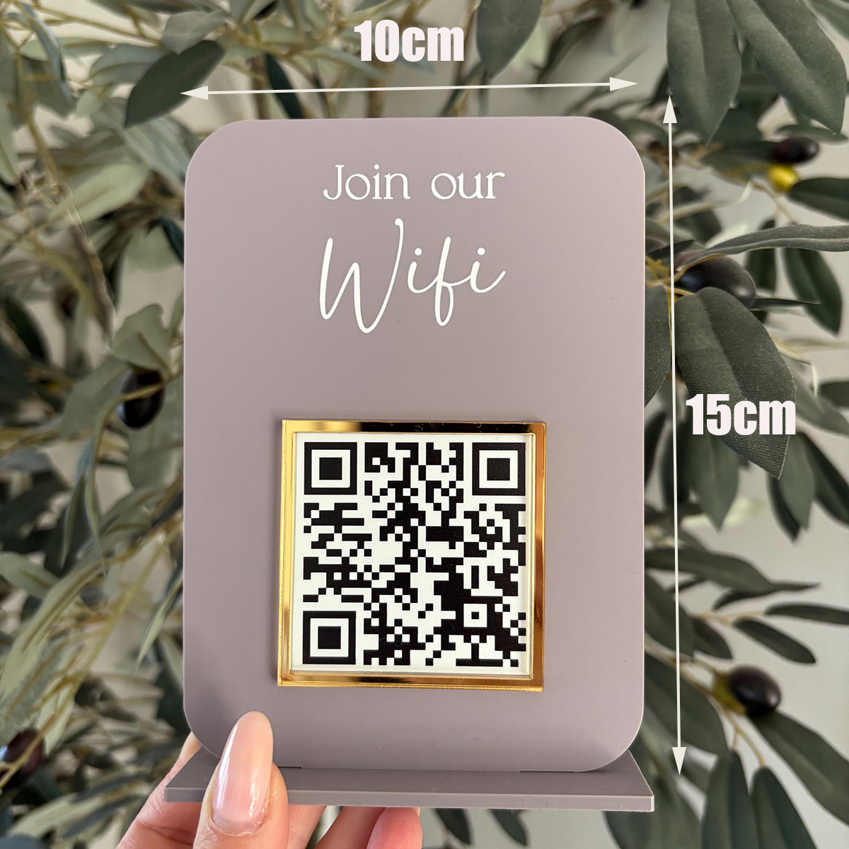 Customized Acrylic QR Code Pay - đánh giá và giá Airbnb Smart Home