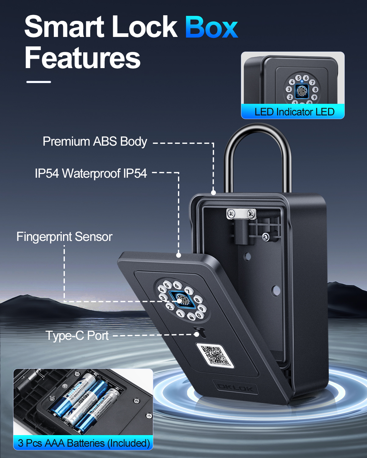 Wireless Smart lock Box Blueto - đánh giá và giá Smart Home Box