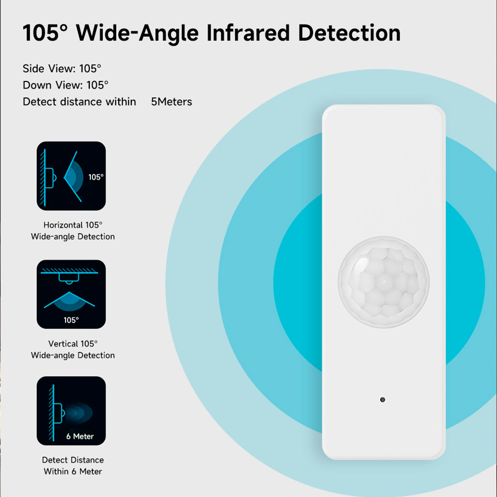 WiFi Smart PIR Motion Sensor T - đánh giá và giá Smart Home Automation System