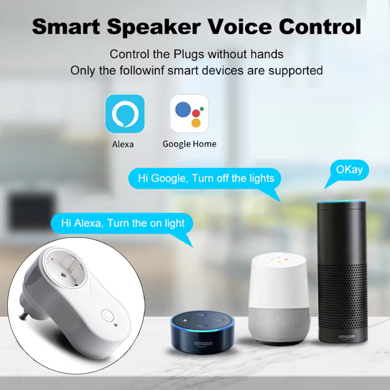TUYA Smart Socket WIFI Plug EU - đánh giá và giá Smart Home Voice Assistant