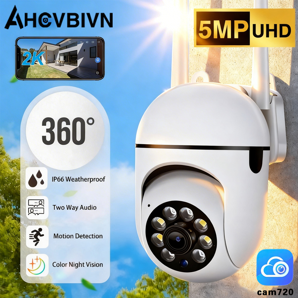 Cam720 APP 5MP PTZ IP Camera S - đánh giá và giá Smart Home Windows App