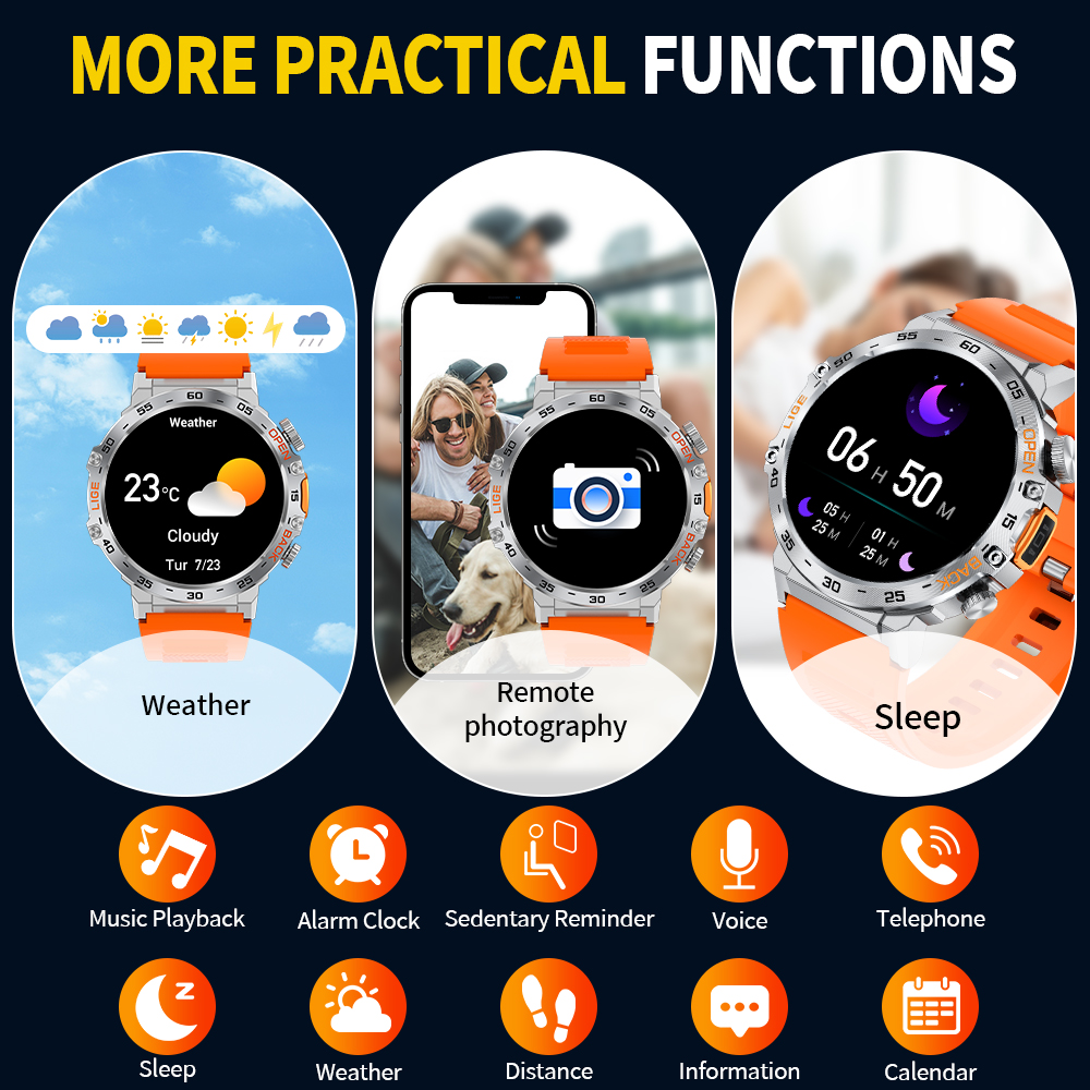 Original LIGE Smart Watch 1.53 - đánh giá và giá Smart Home Orvibo