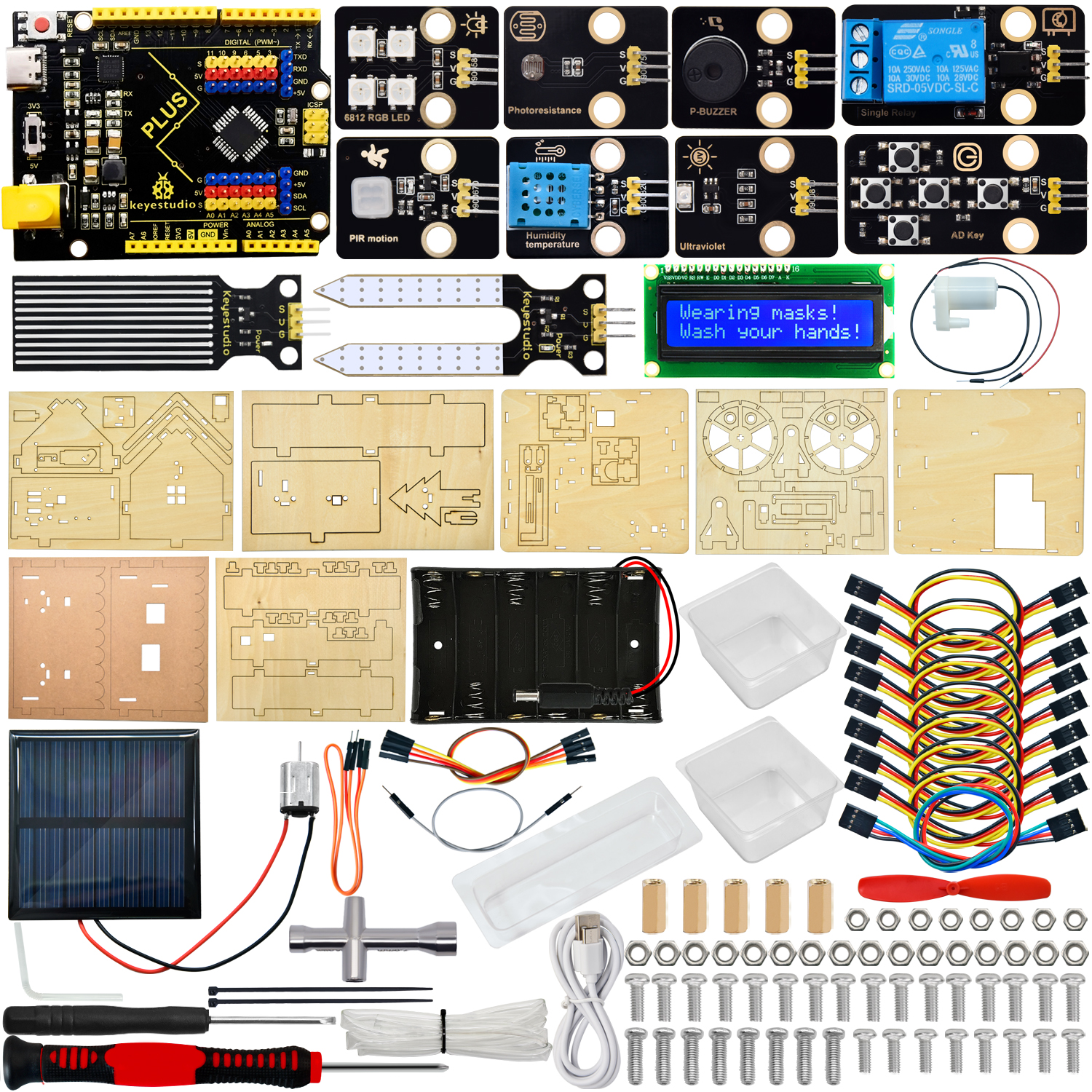 Keyestudio Smart Eco-Friendly  - đánh giá và giá Smart Home Arduino Project
