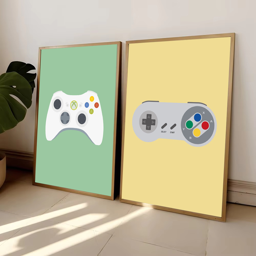 Retro Video Game Controllers P - đánh giá và giá Smart Home Poster
